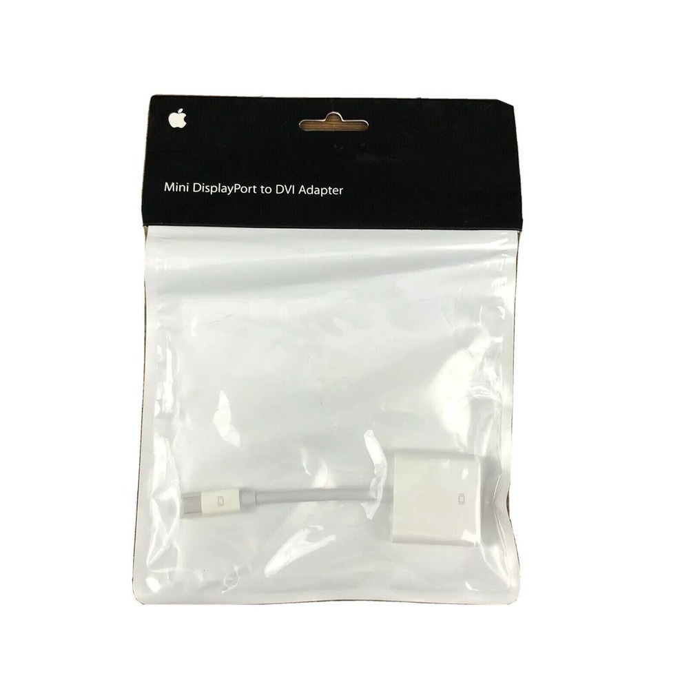 New GENUINE Apple Mini DVI to DVI Adapter M9321G/B White OEM New Original Sealed